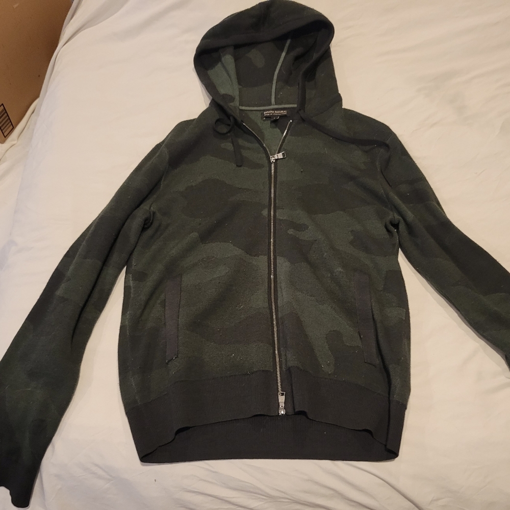 Men's Banana Republic hooded sweater sz small